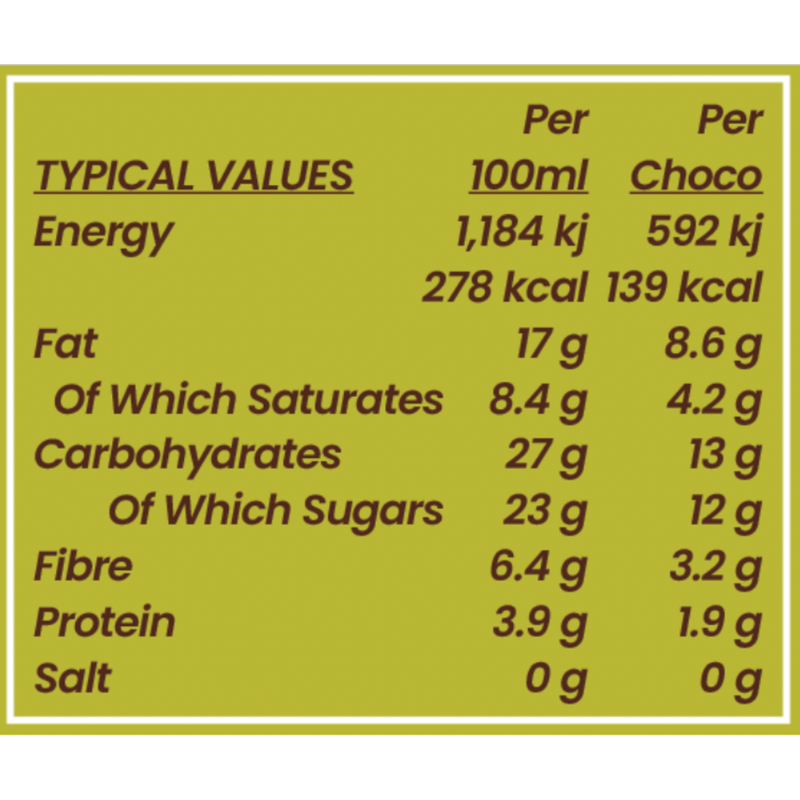 Gelato Bros Pistachio Baklawa Chocos, 4 x 50ml