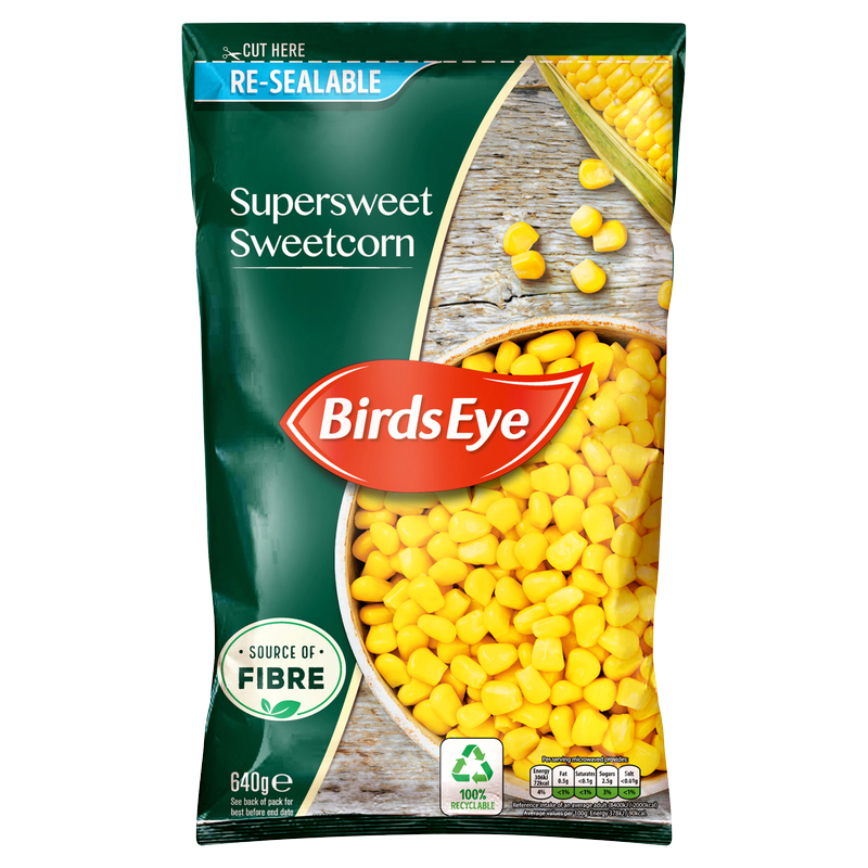 Birds Eye Super Sweetcorn, 640g