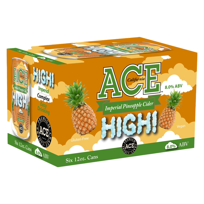 Ace Cider High Imperial Pineapple (6PKC 12 OZ) (6PKC 12 OZ)
