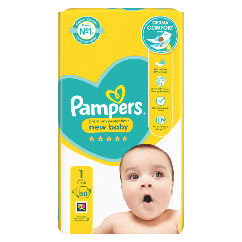 Pampers New Baby Size 1, 50pcs