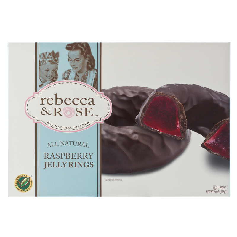 Rebecca & Rose Passover Chocolate Covered Jelly Rings 9oz