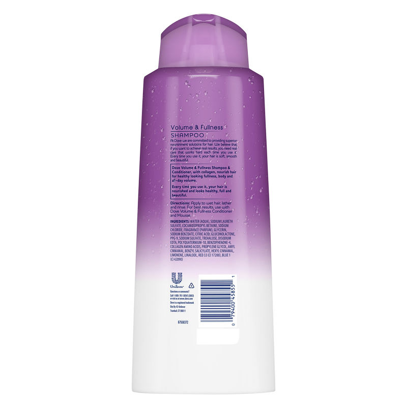Dove Volume and Fullness Shampoo 20.4oz