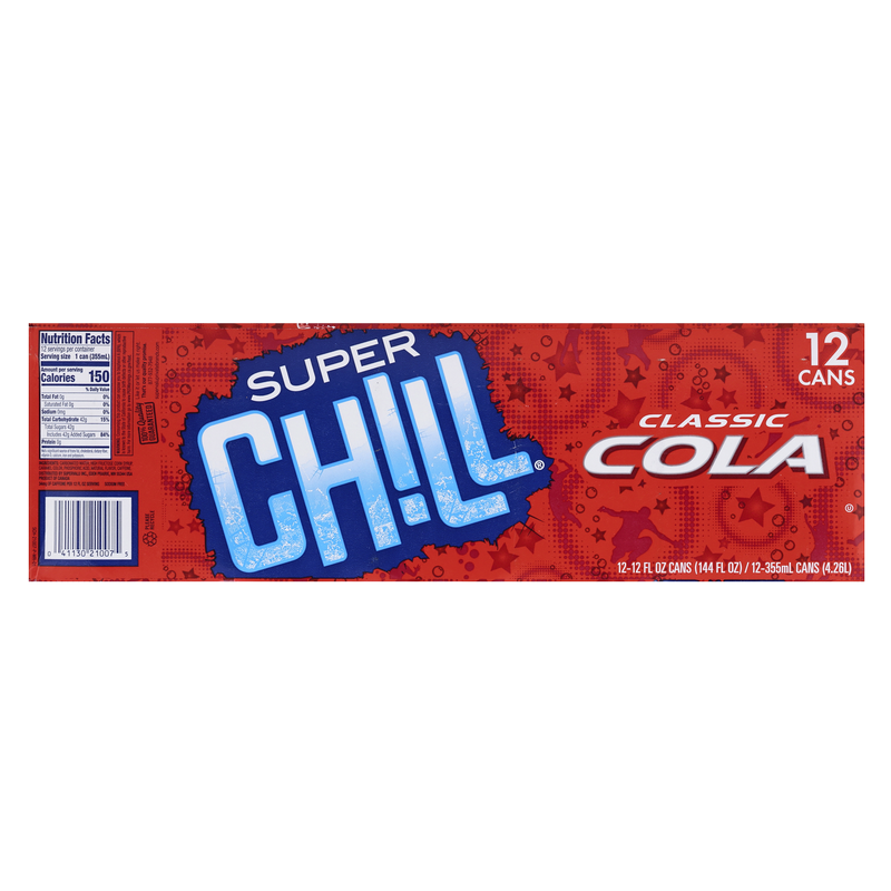 Super Chill Cola 12pk 12oz Can