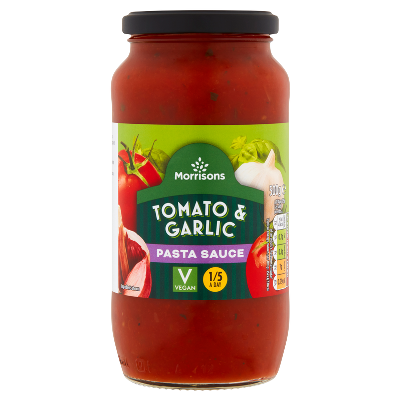Morrisons Tomato & Garlic Pasta Sauce, 500g