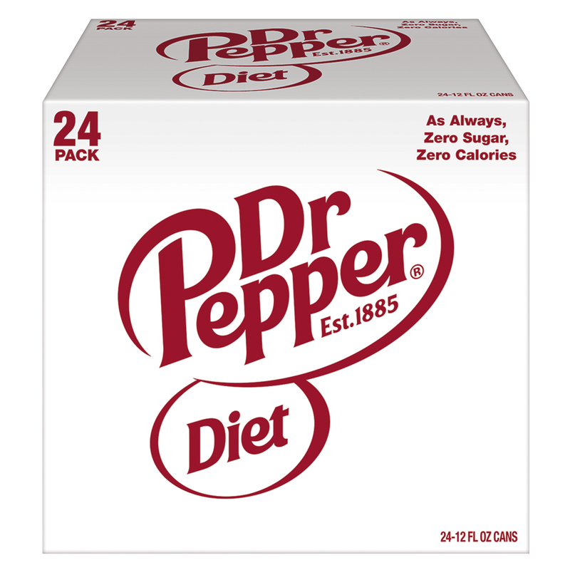 Diet Dr Pepper 24pk 12oz Can