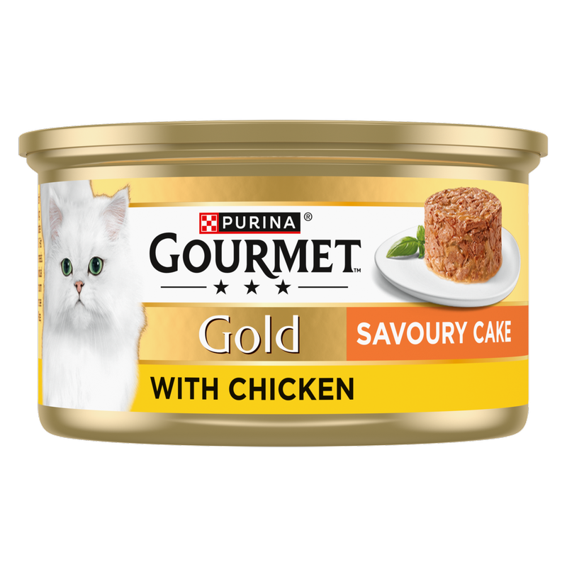 Gourmet Gold Savoury Cake With Chicken, 85g