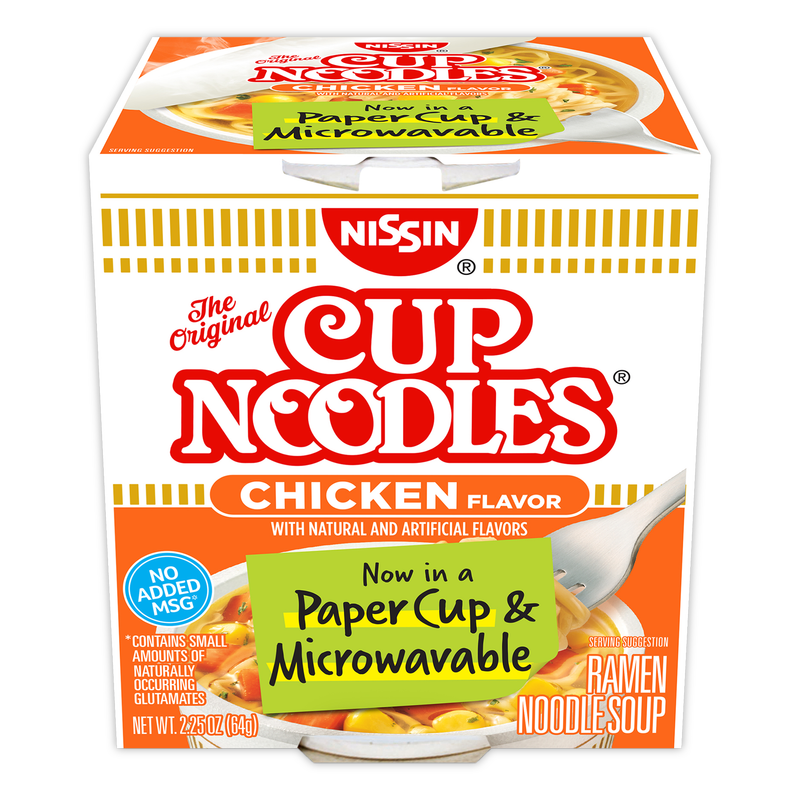 Nissin Cup Noodles Chicken Flavor Ramen Noodle Soup 2.25oz