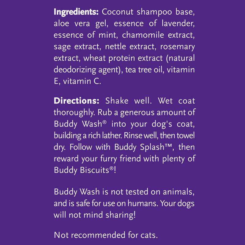 Buddy Wash Lavender & Mint 2 in 1 Dog Shampoo Plus Conditioner, 16oz