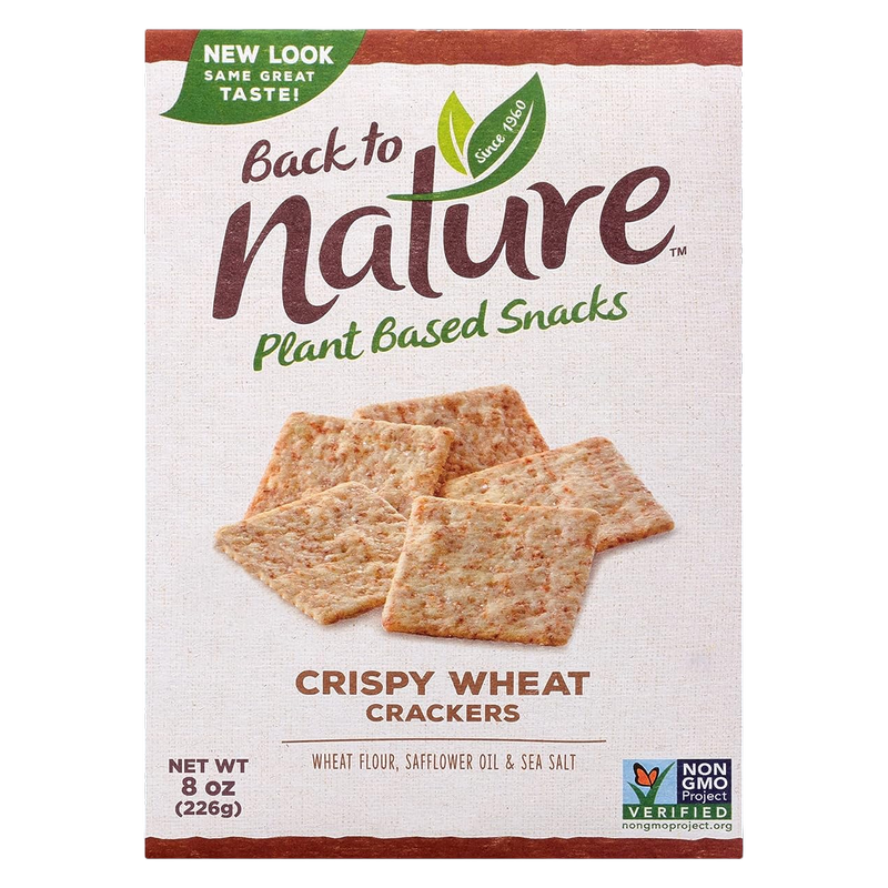 Back to Nature Crispy Wheat Crackers 8oz