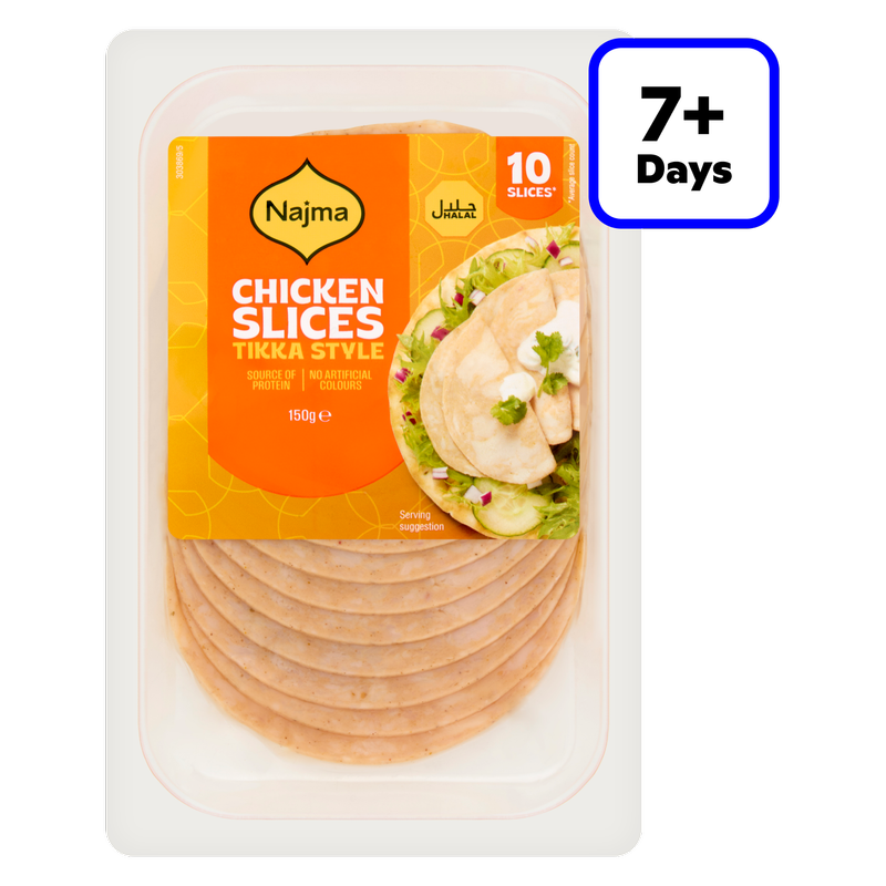 Najma Tikka Sliced Chicken, 150g
