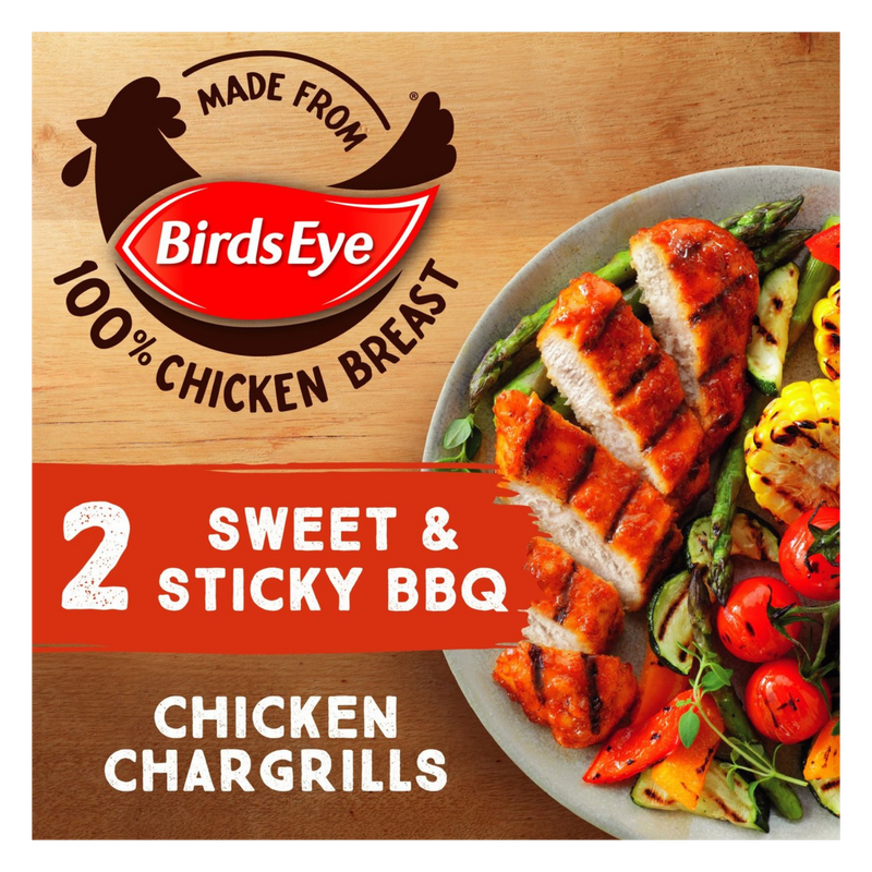 Birds Eye Sticky & Sweet Bbq Chicken Chargrills, 2pcs