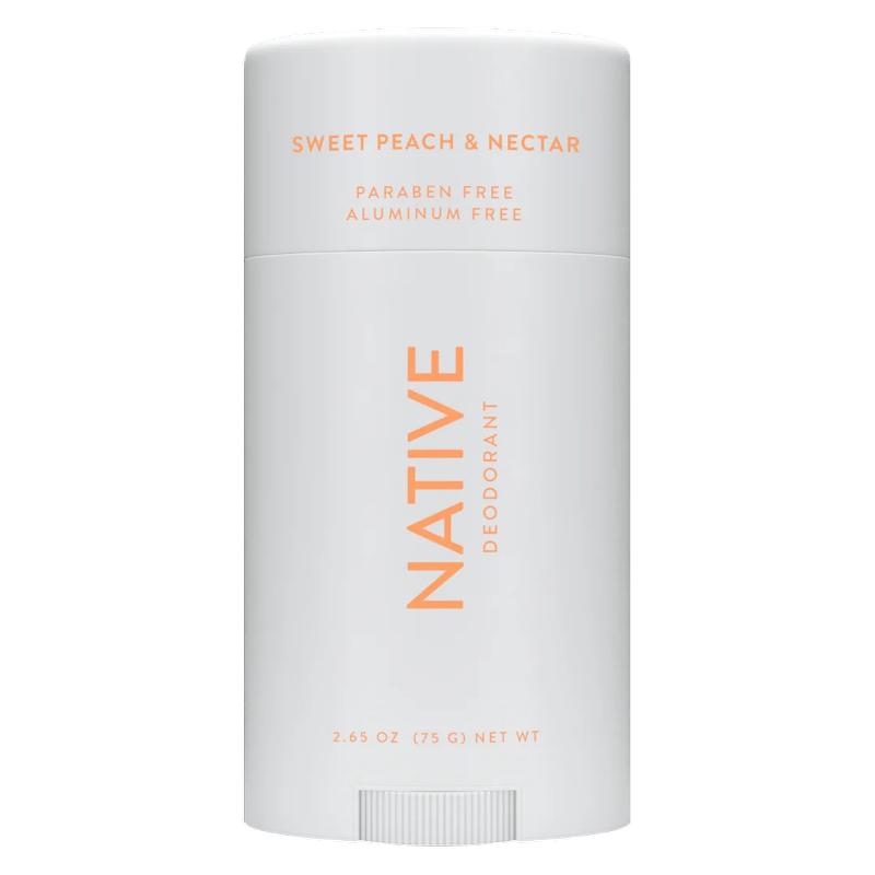 Native Sweet Peach & Nectar Deodorant, 2.65 oz
