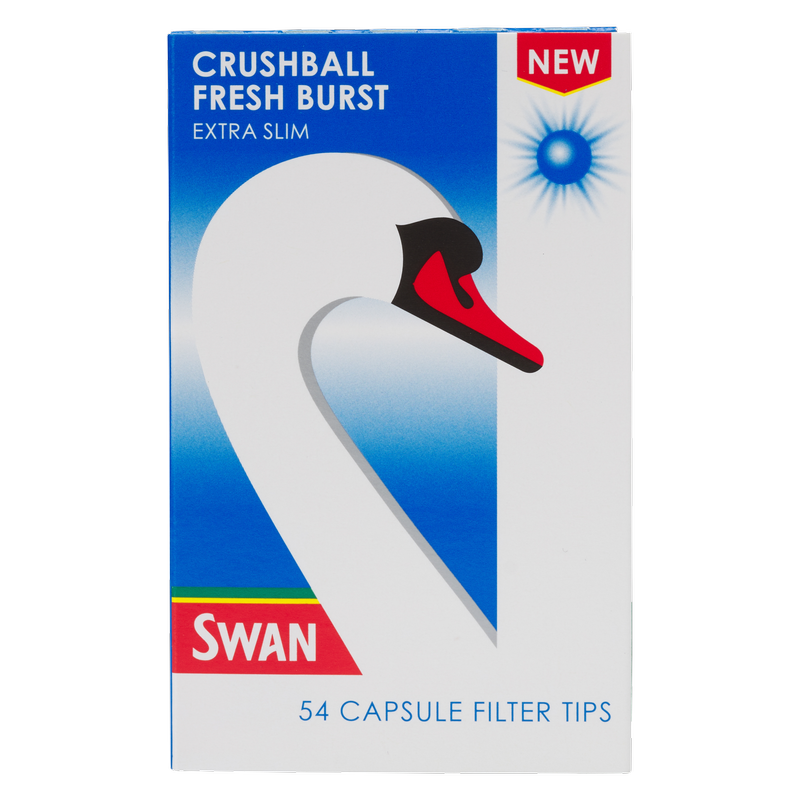 Swan Crushball Fresh Burst Extra Slim Capsule Filter Tips, 54pcs