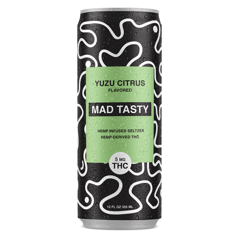 Mad Tasty 5mg THC Yuzu Citrus Seltzer 12oz Can