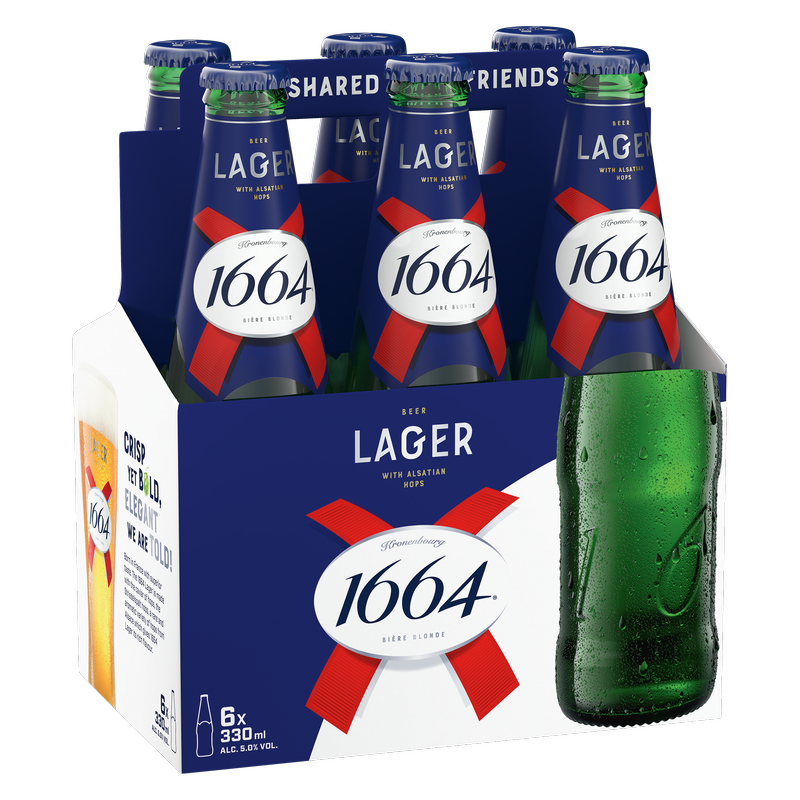 Kronenbourg 1664 6pk Btl 11.2oz 5% ABV