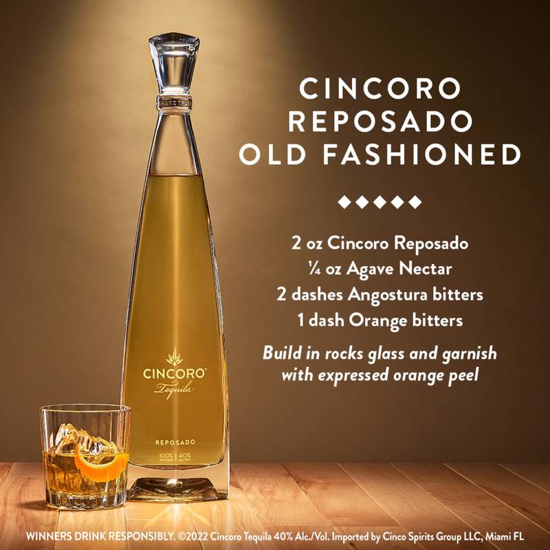 Cincoro Reposado Tequila 750ml (80 proof)