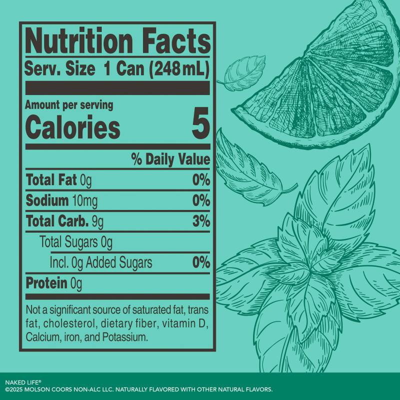 Naked Life Non-Alcoholic Mojito 4pk 8.4oz Can