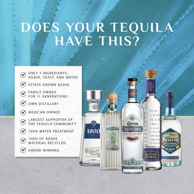 1800 Tequila Blanco 1.75L (80 Proof)