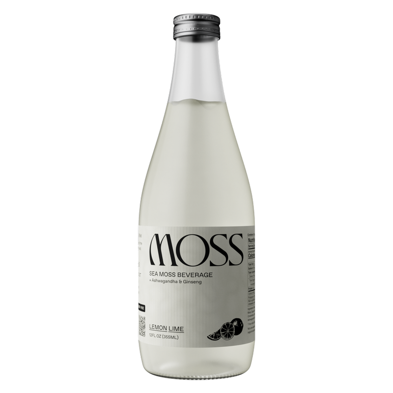 MOSS Pure Lemon Lime Sea Moss Beverage 12oz Btl