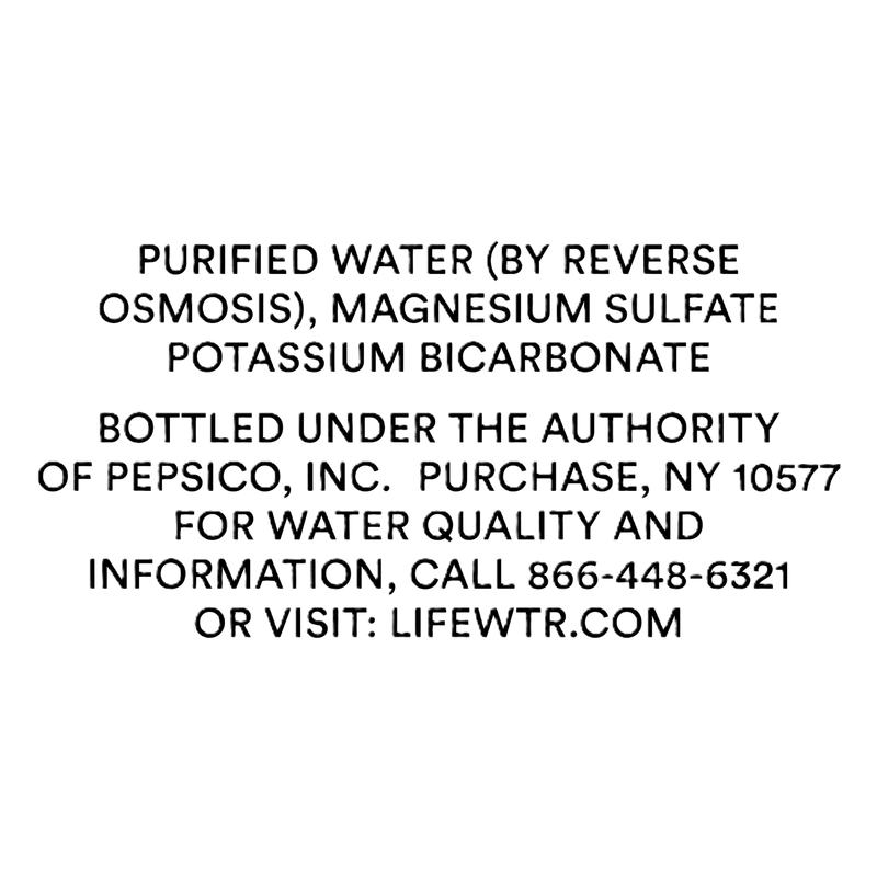LifeWtr Purified Water 1L 6 Count