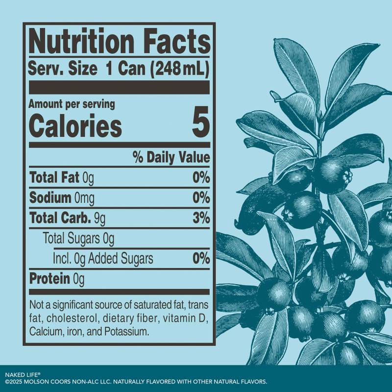 Naked Life Non-Alcoholic Classic G&T 4pk 8.4oz Can