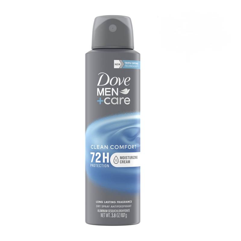 Dove Men+Care Deodorant Spray Clean Comfort For Men 3.8 oz
