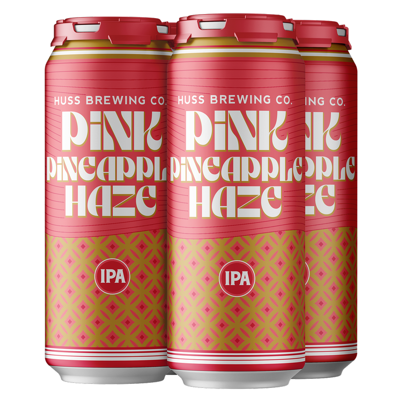 Huss Brewing Co. Pink Pineapple Haze 4pk 16oz Can