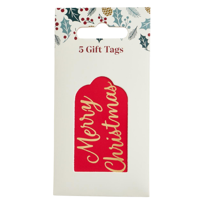 Morrisons Gold Star Gift Tag Pack, 5pcs