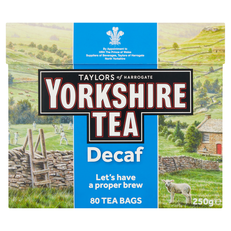Yorkshire Decaff Tea Bags, 80pcs