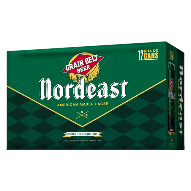 Grain Belt Brewery Nordeast Amber Lager 12pk 16oz Can