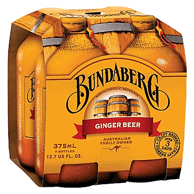 Bundaberg Ginger Beer 4pk 375ml