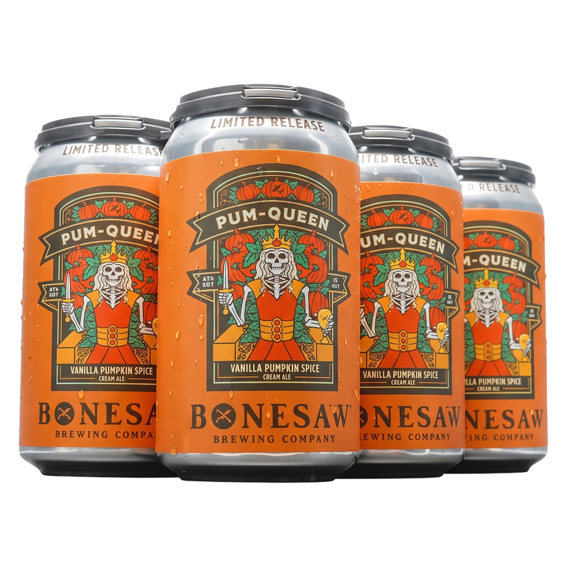 Bonesaw PumQueen Vanilla Pumpkin Spice Ale 6pk 12oz Can
