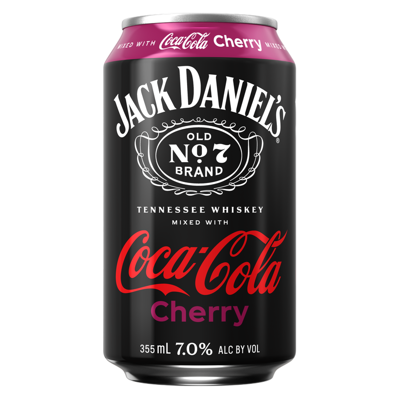 Jack Daniel's & Coca-Cola Cherry 4pk 12oz Cans 7% ABV