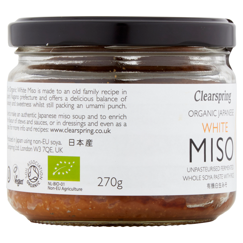 Clearspring Organic Japanese White Miso, 270g