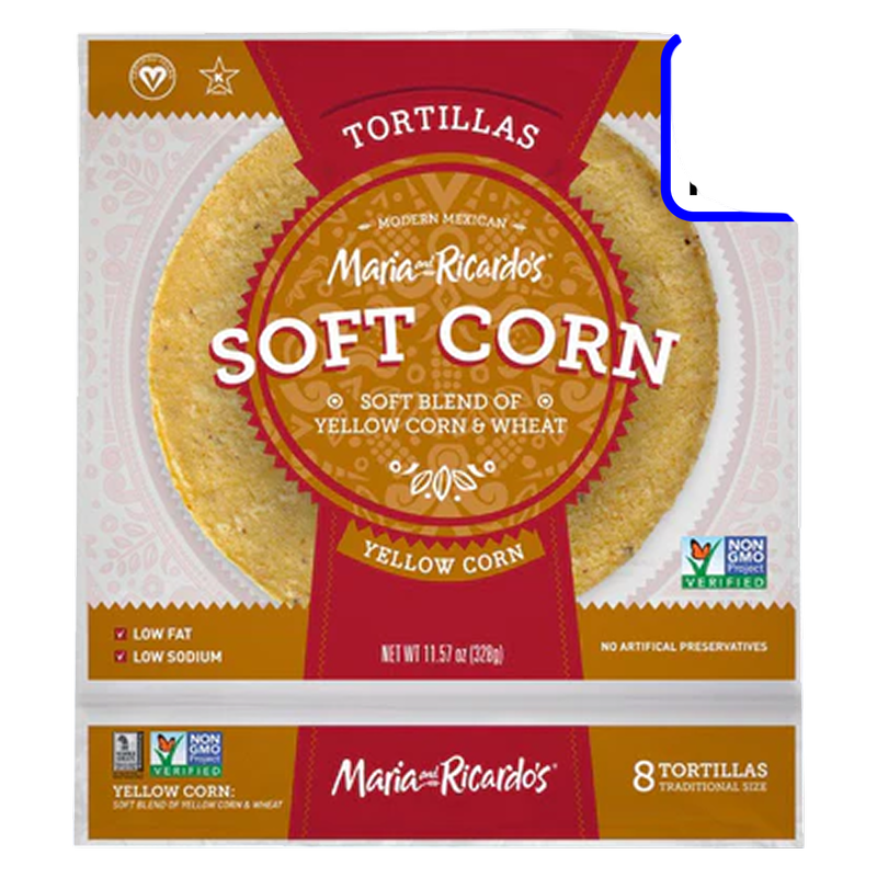 Maria & Ricardo's Soft Yellow Frozen Corn Tortillas - 11.57oz