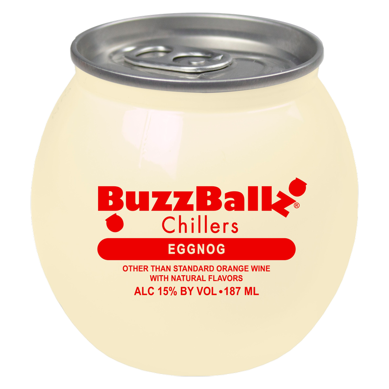 BuzzBallz Chillers Eggnog 187ml 15% ABV