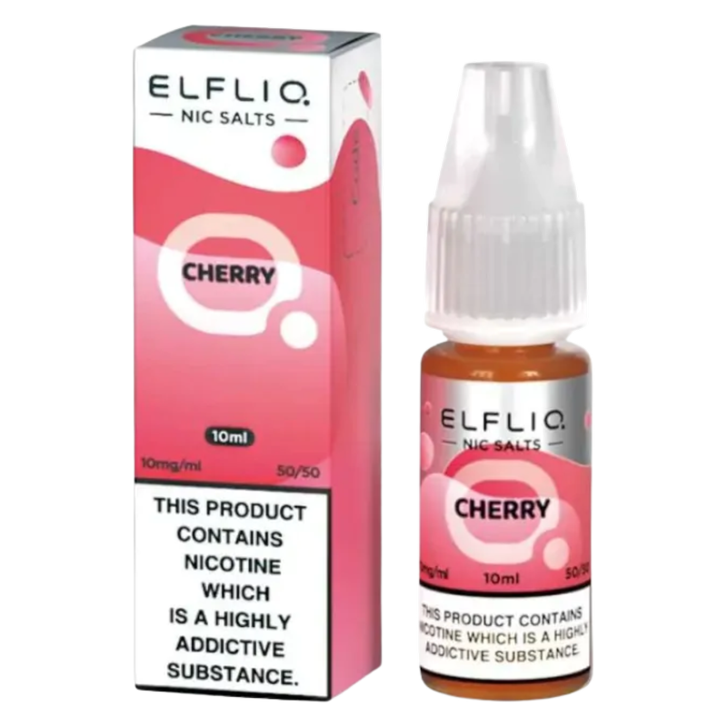 Elfliq Cherry Nic Salt E-Liquid 10mg/ml, 10ml