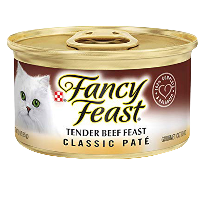 Purina Fancy Feast Tender Beef Wet Cat Food 3oz