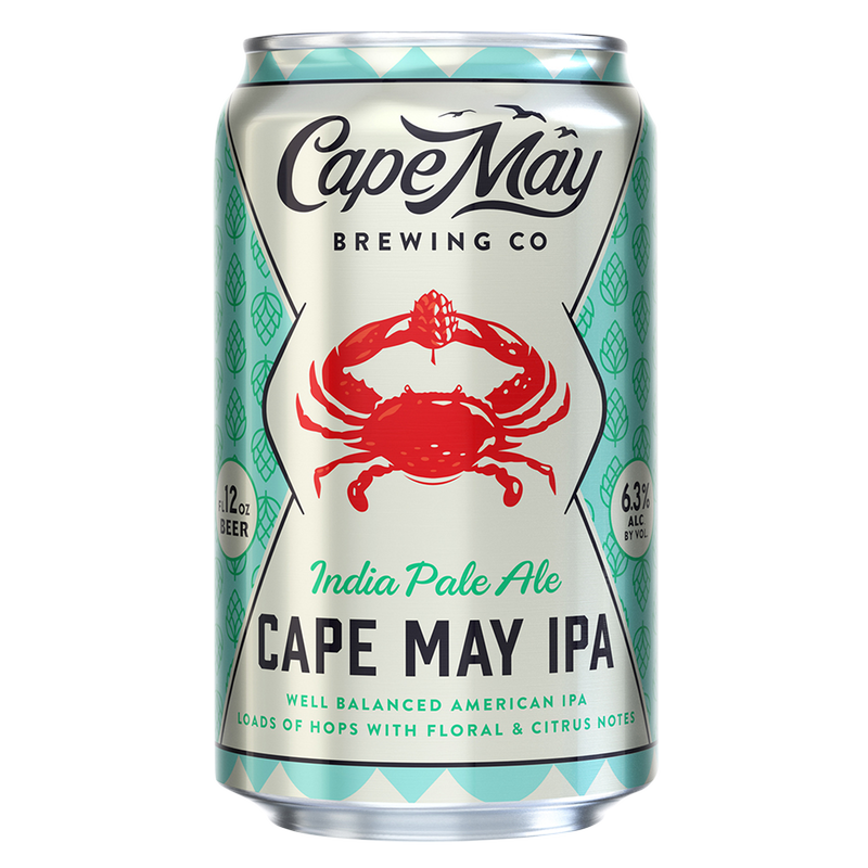 Cape May Brewery IPA 6pk 12oz Can 6.3% ABV