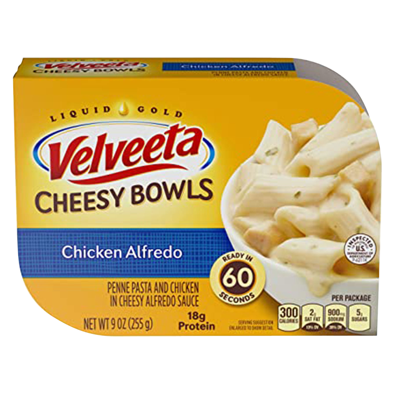 Velveeta Chicken Alfredo Cheesy Bowl 9oz