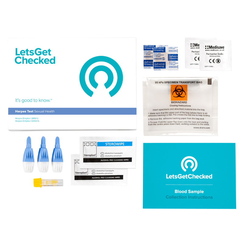 LetsGetChecked Herpes Simplex 1 & 2 Test