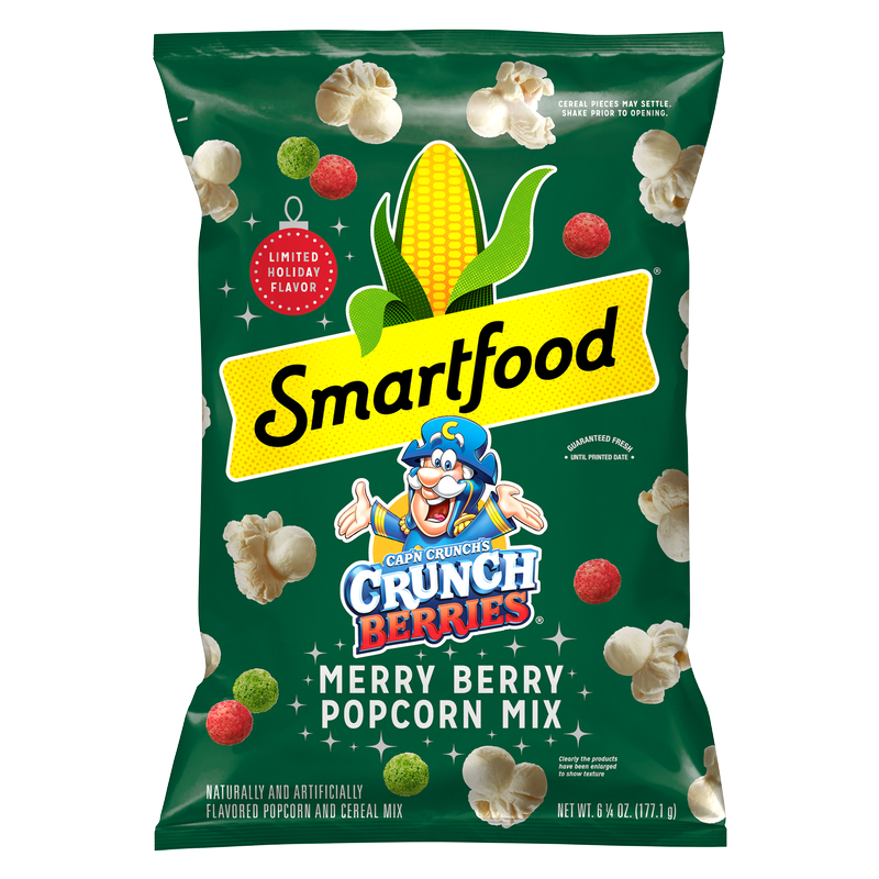 Smartfood Cap N Crunch Merry Berries Popcorn Mix 6.25oz