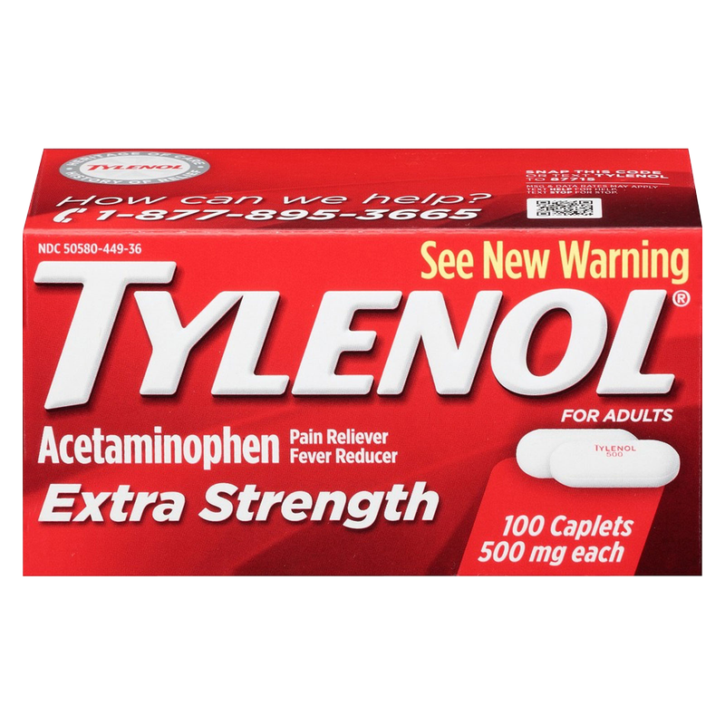 Tylenol Extra Strength Caplets 100ct