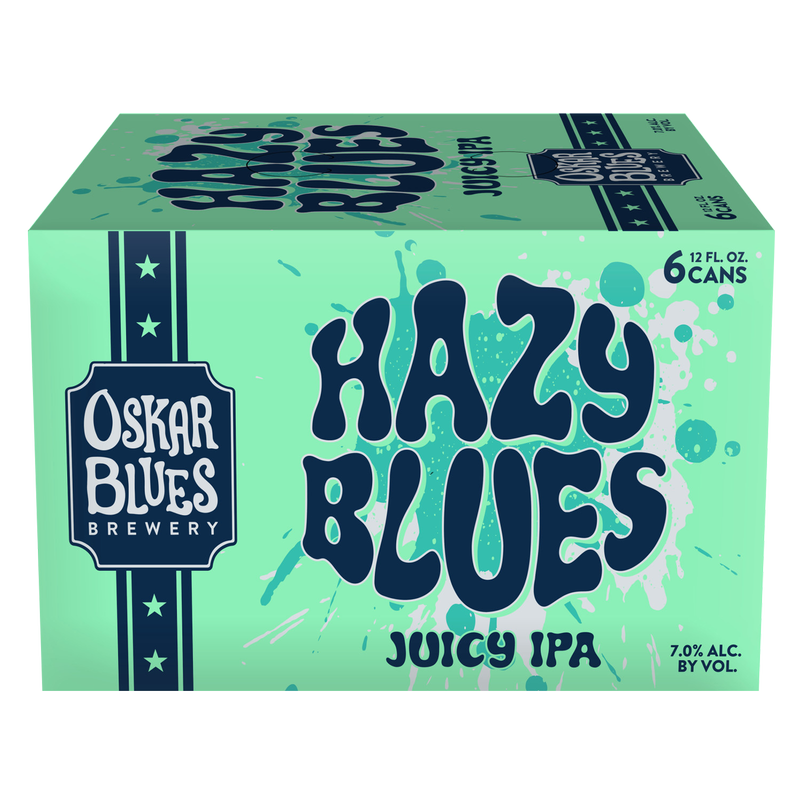 Oskar Blues Hazy Blue IPA 6pk 12oz Can 7% ABV