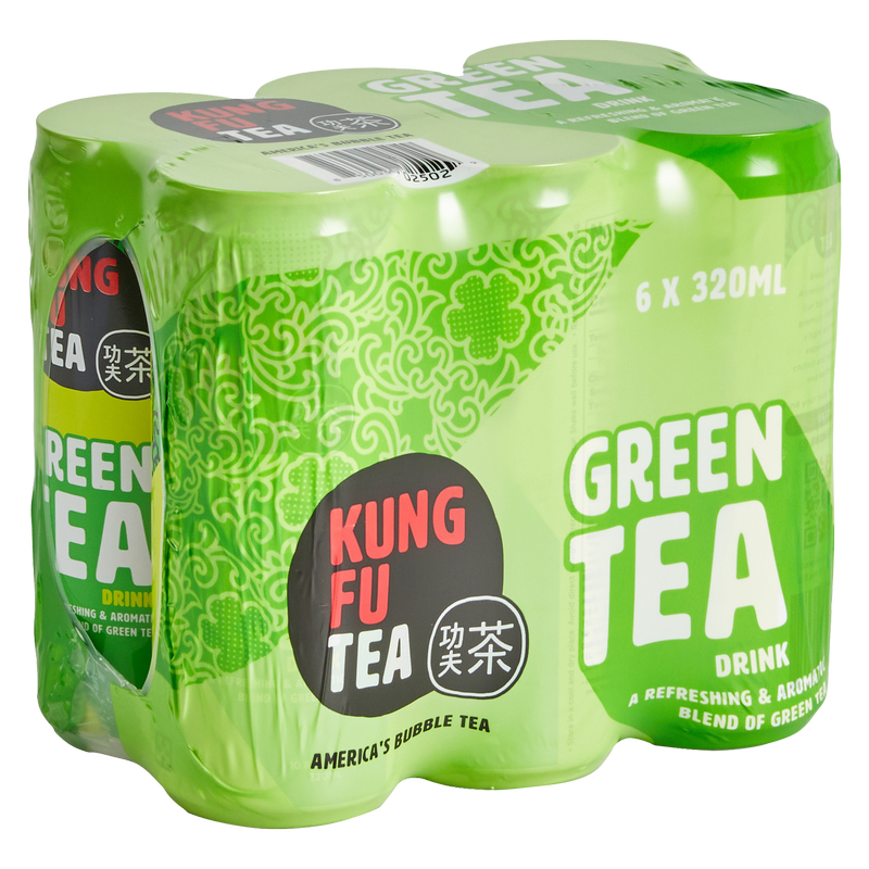 Kung Fu Tea Green Tea Drink 10oz 6pk Can