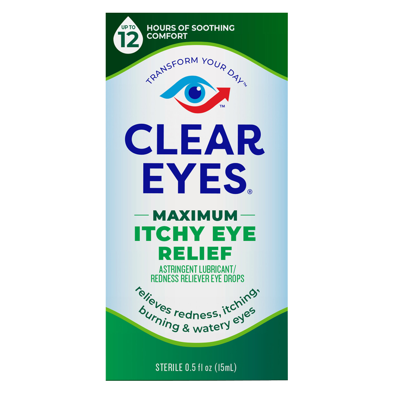 Clear Eyes Maximum Itchy Eye Relief Eye Drops 0.5oz