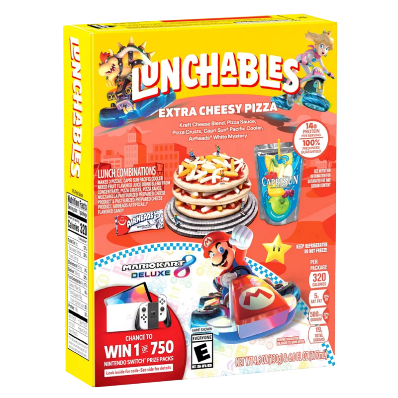 Lunchables Extra Cheesy Pizza Lunch Combinations with Capri Sun - 10.6oz