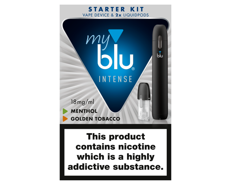 MyBlu Starter Kit Bundle Golden & Menthol Tobacco, 1pcs