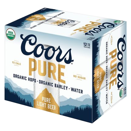 Coors Pure Organic 12pk 12oz