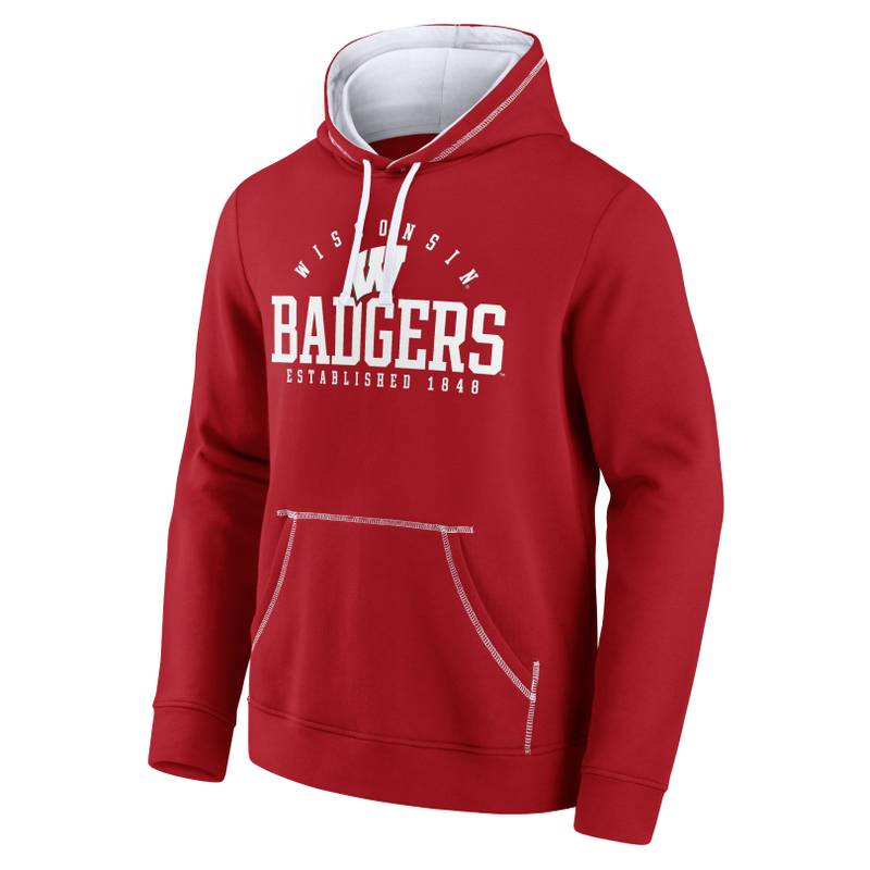 University of Wisconsin Men's Cotton Fleece Sweatshirt- Size Large